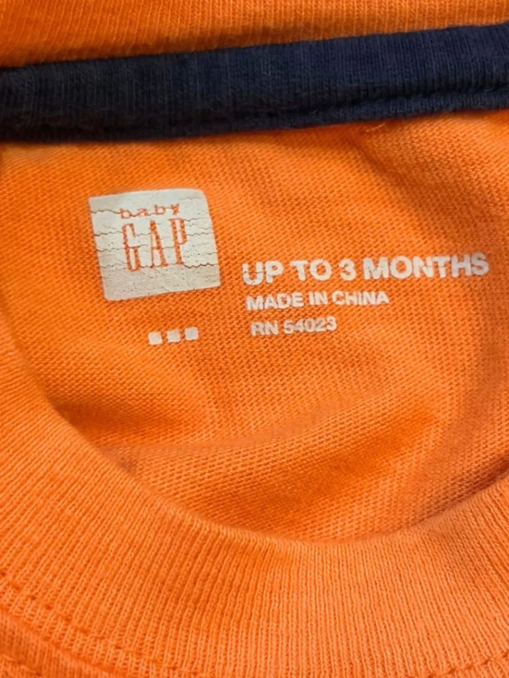 Baby Gap Orange Romper